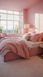 Élégance rose : idées de rénovation pour la chambre à coucher