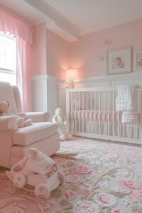 Chambre d'enfant rose bébé