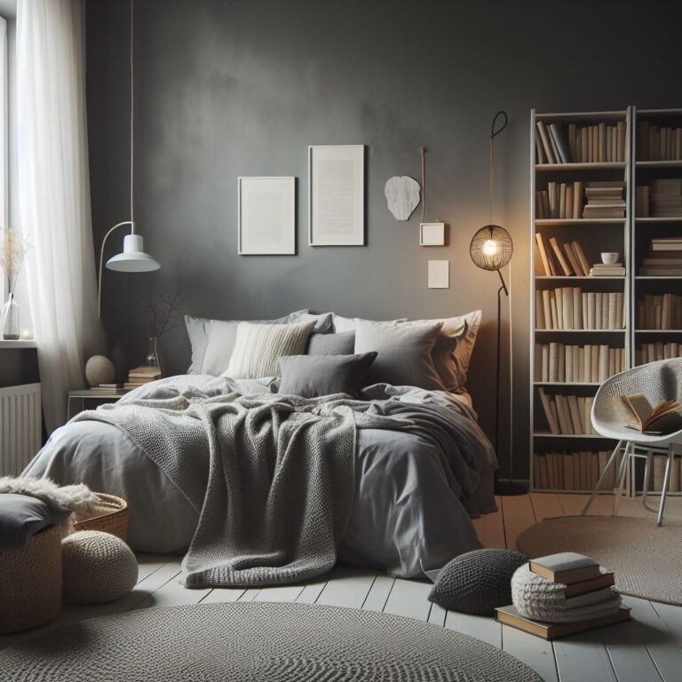 14 idées de décoration de chambre grise et confortable